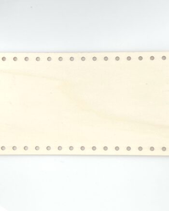rettangolo in legno 25x13cm